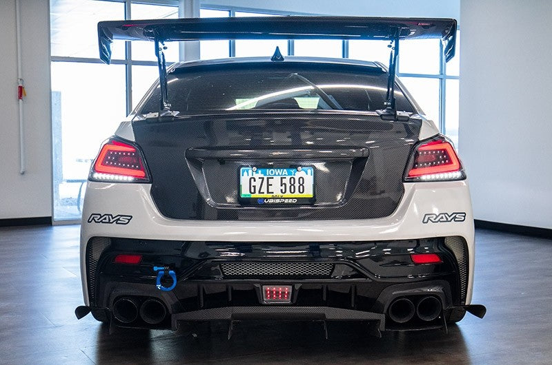 Spec-D Sequential Tail Lights Black Housing w/ Clear Lens 2015-2021 WRX/STI