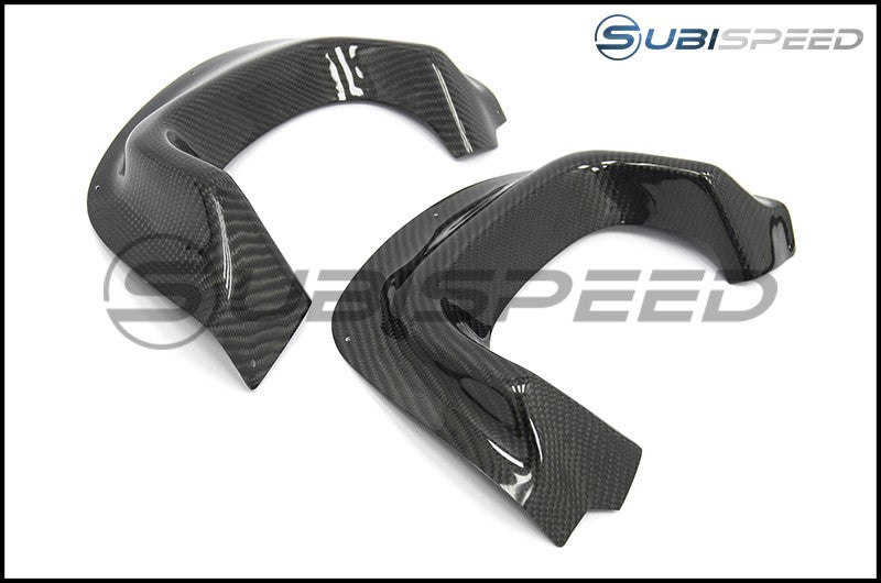 OLM VA Style Carbon Fiber Rear Bumper Exhaust Finishers 2015-2021 WRX/STI