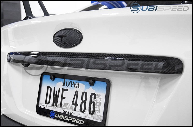 OLM LE Dry Carbon Fiber Trunk Garnish 2015-2021 WRX/STI