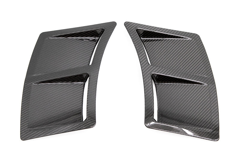 OLM S207 Style Carbon Fiber Bumper Vent Inserts 2015-2021 WRX/STI