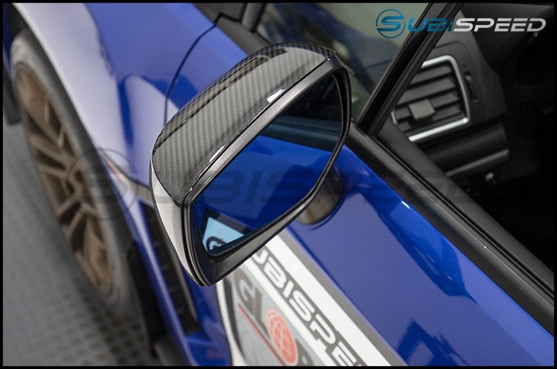 OLM LE Dry Carbon Fiber Full Mirror Covers 2015-2021 WRX/STI