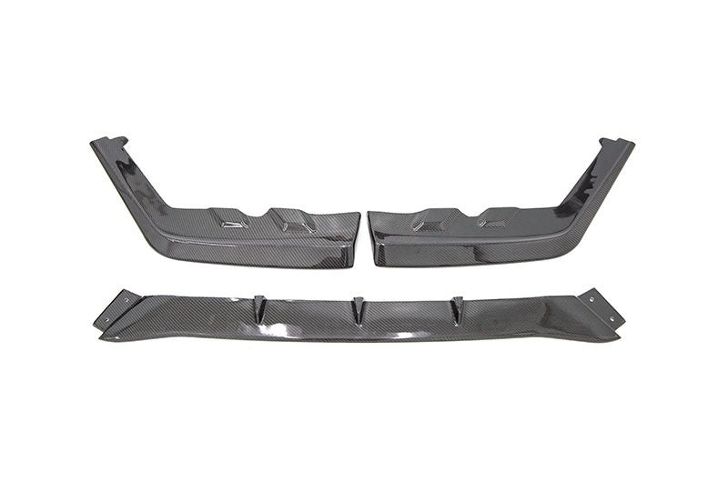 OLM 3 Piece Carbon Fiber Low Pro Front Lip 2015-2017 WRX/STI