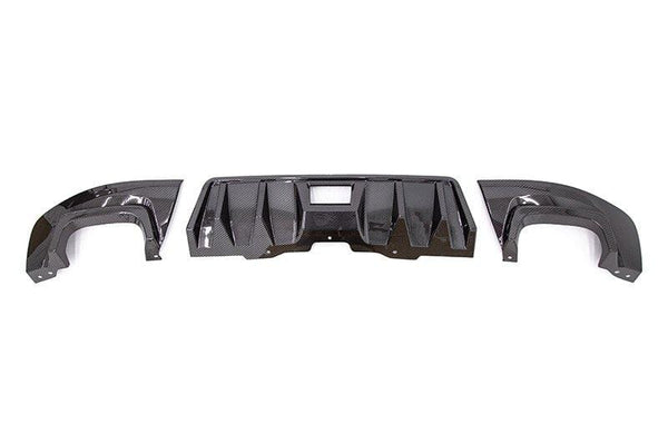 Fits 15-21 Subaru WRX STI Sedan 4-Door Rear Bumper Lip Diffuser Matte Black - PP