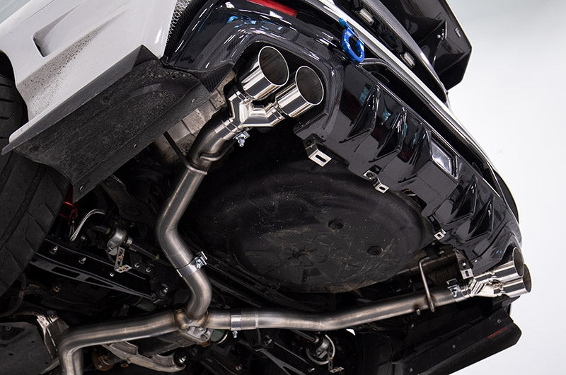 MBRP Race 3" Stainless Steel Quad Tip Catback Exhaust 2015-2021 WRX/STI
