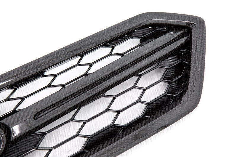OLM LE Dry Carbon Fiber Grille Garnish Overlays 2018-2021 WRX/STI