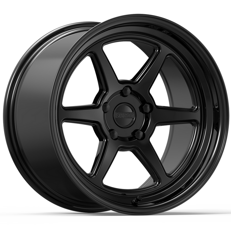 Kansei Roku Gloss Black 18x10.5 +12 5x114.3