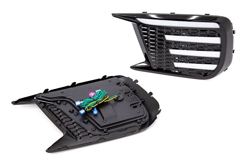 MSP Sequential Triple Stripe Fog Light Bezels 2018-2021 WRX / 2018-2021 STI