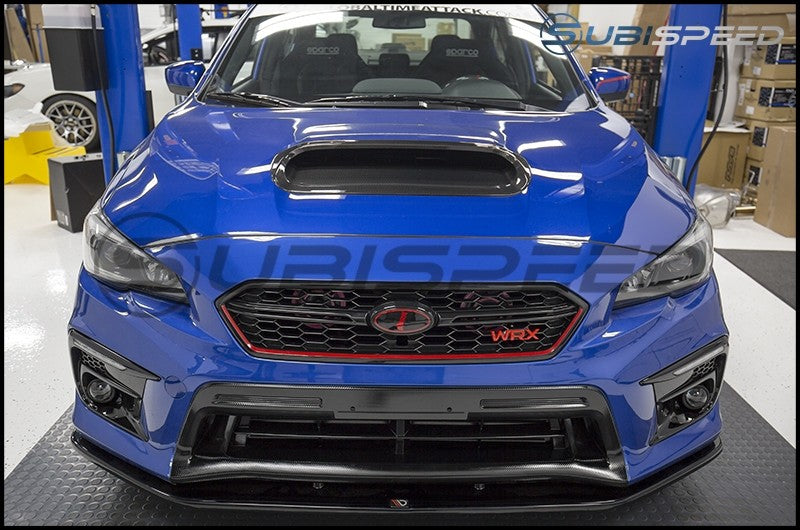 OLM LE Dry Carbon Fiber Hood Scoop Cover 2015-2021 WRX/STI
