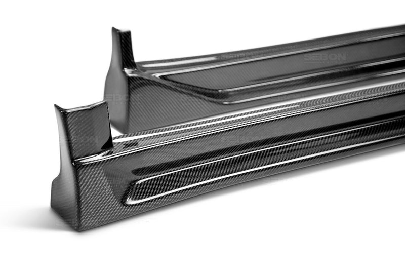 Seibon CW Style Carbon Fiber Side Skirts 2004-2005 Impreza/WRX