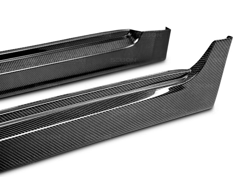 Seibon OEM Style Carbon Fiber Side Skirts 2008-2014 STI / 2011-2014 WRX