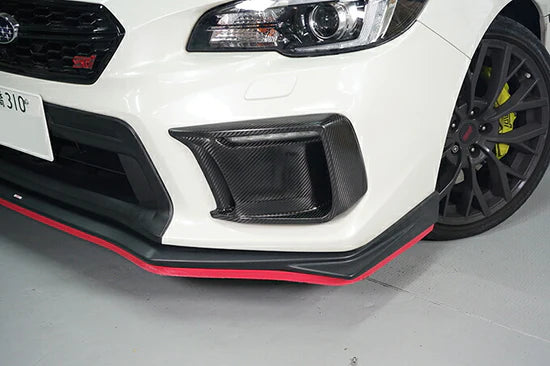 MSP JDM Style Carbon Fiber Fog Light Bezels w/o Fog Light Hole 2018-2021 WRX / 2018-2021 STI