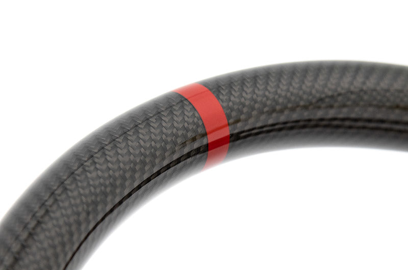 FactionFab Carbon Steering Wheel with Leather Sides 2015-2021 WRX/STI