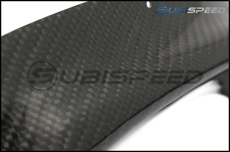 OLM VA Style Carbon Fiber Rear Bumper Exhaust Finishers 2015-2021 WRX/STI