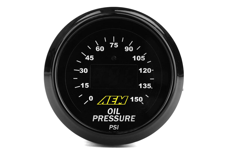 AEM 52mm Oil Pressure Gauge 0-152 PSI