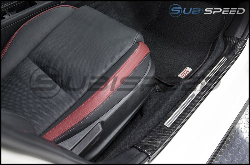 OLM LE Dry Carbon Fiber Door Sill Covers 2015-2021 STI