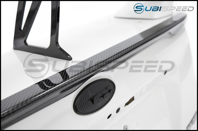 OLM Rippu Carbon Fiber Trunk Lip Spoiler 2015-2021 WRX/STI