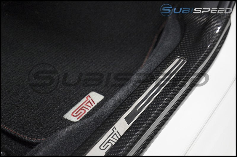 OLM LE Dry Carbon Fiber Door Sill Covers 2015-2021 STI