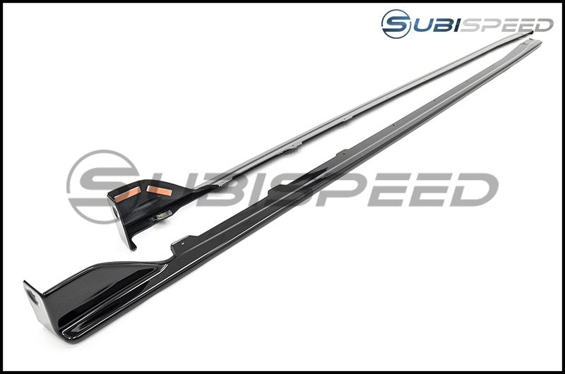 OLM DT S207 Style Gloss Black Side Skirts 2015-2021 WRX/STI