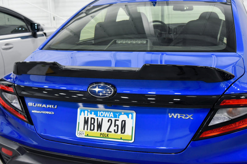 OLM Gloss Black Rear Trunk Spoiler 2022+ WRX